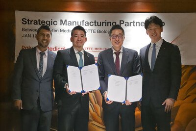 Rakuten Medical, LOTTE Biologics 